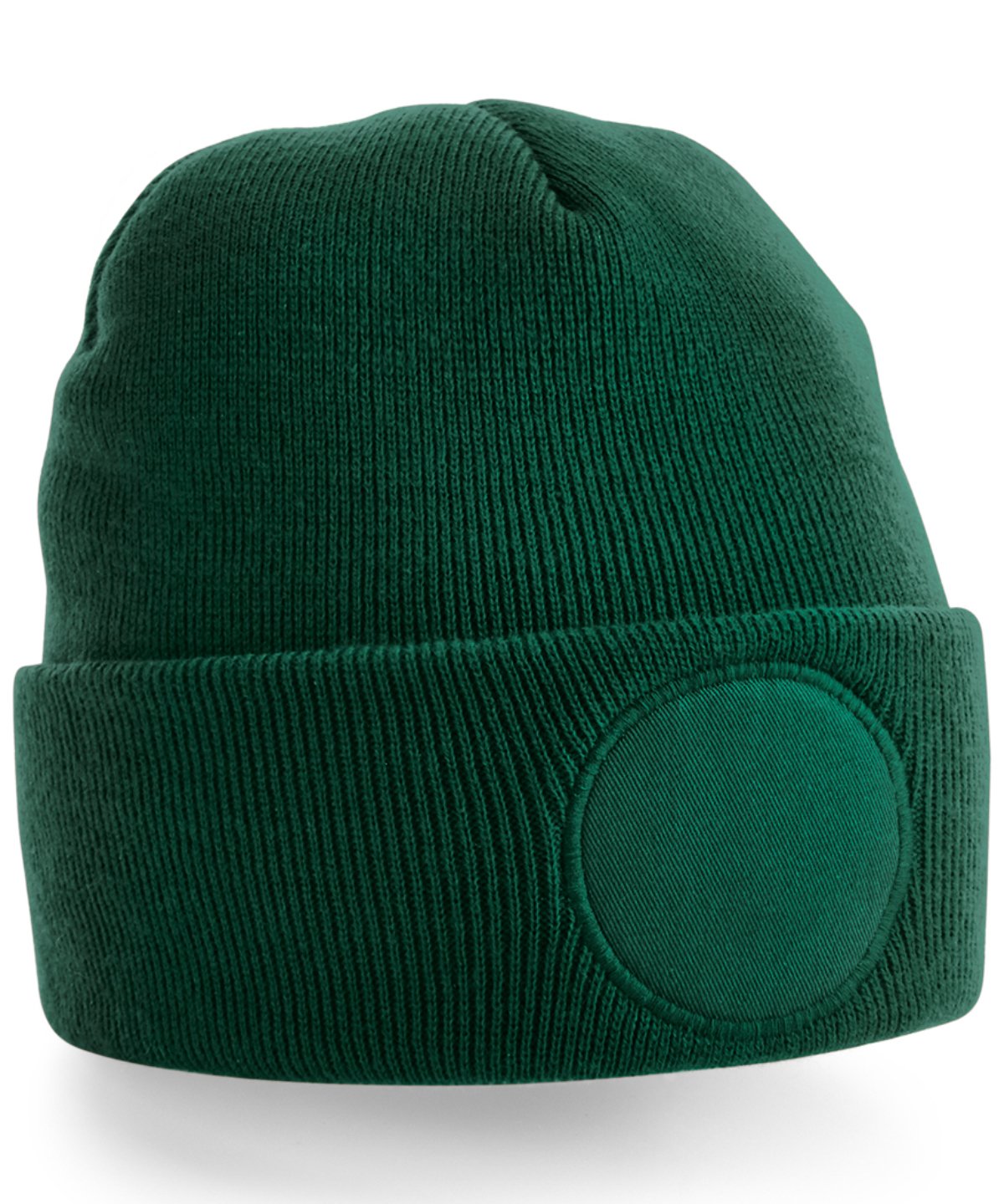 Custom Circle patch beanie