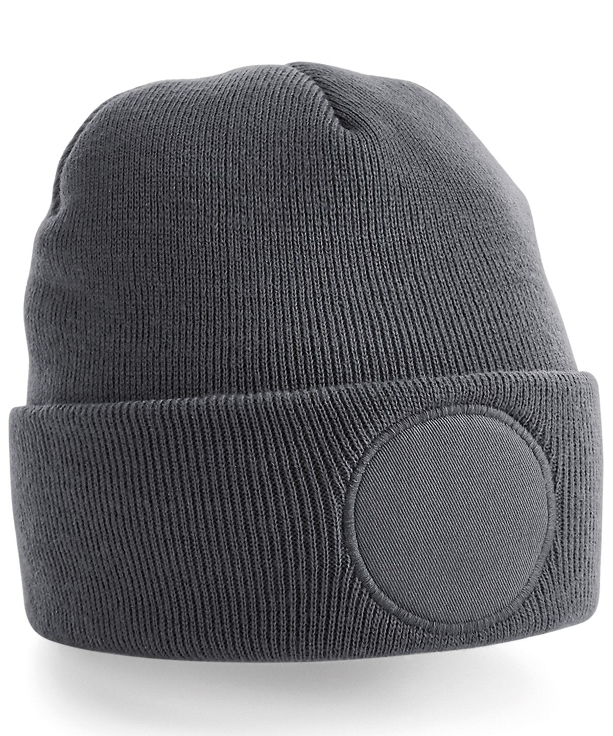 Custom Circle patch beanie