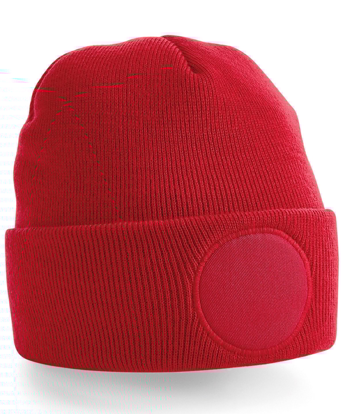 Custom Circle patch beanie