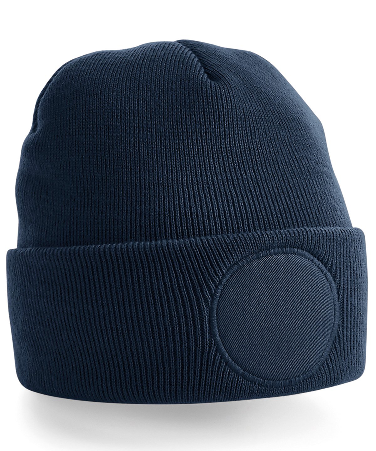 Custom Circle patch beanie
