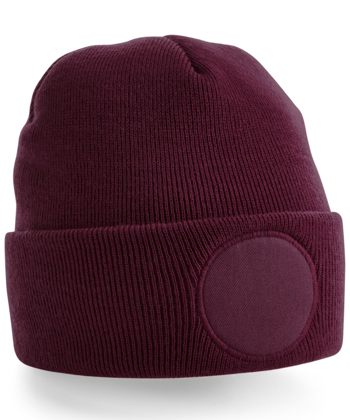 Custom Circle patch beanie
