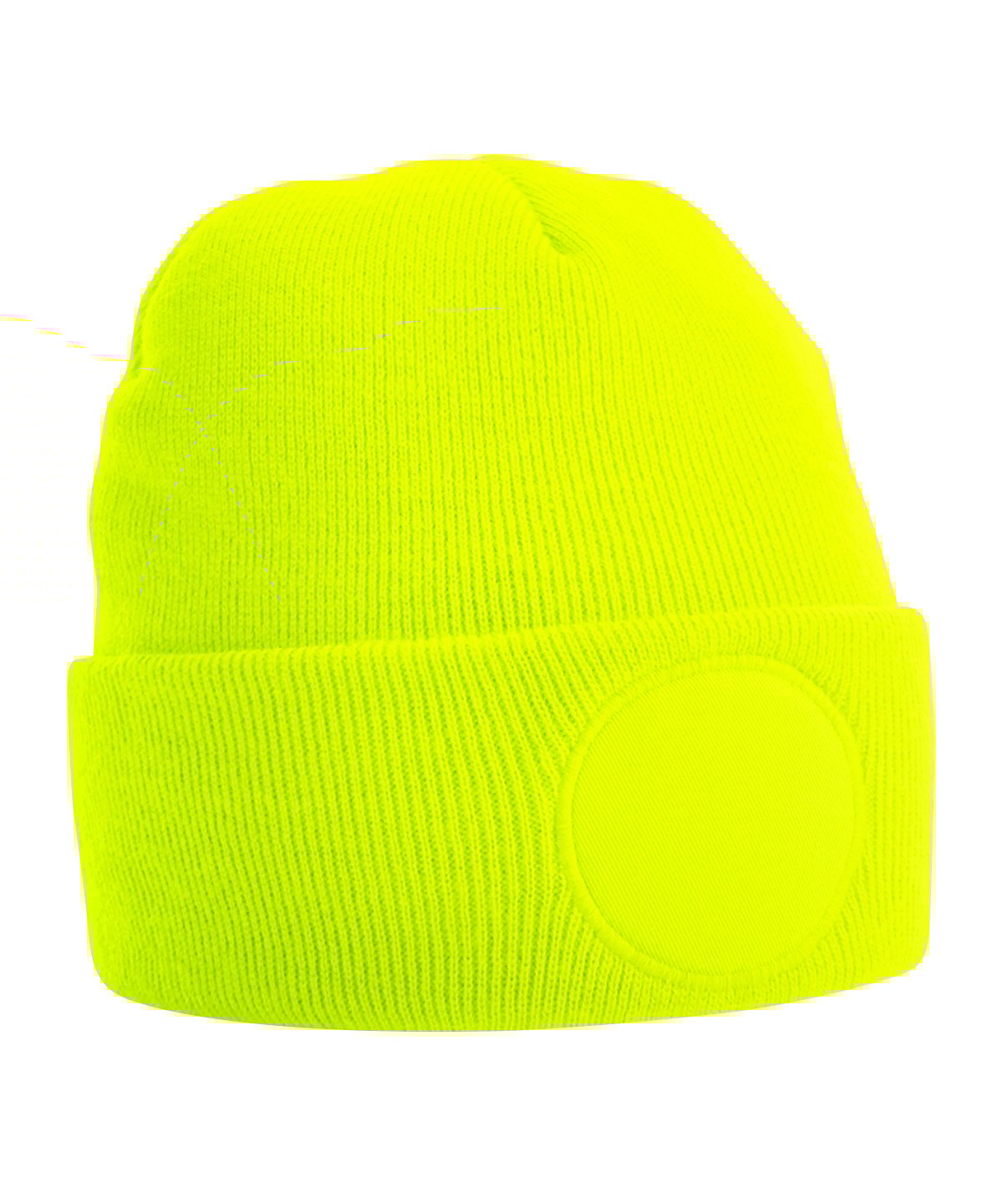 Custom Circle patch beanie