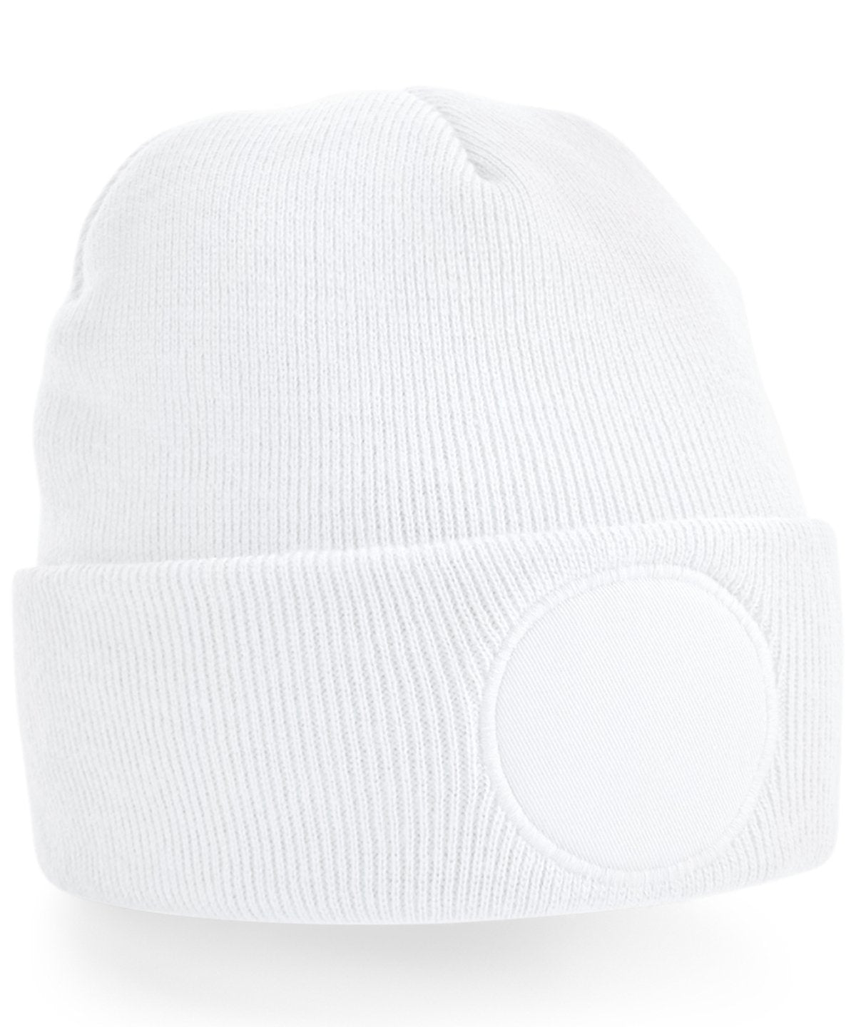 Custom Circle patch beanie