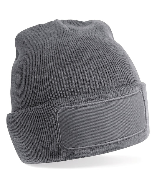 Custom Rectangle patch Beanie