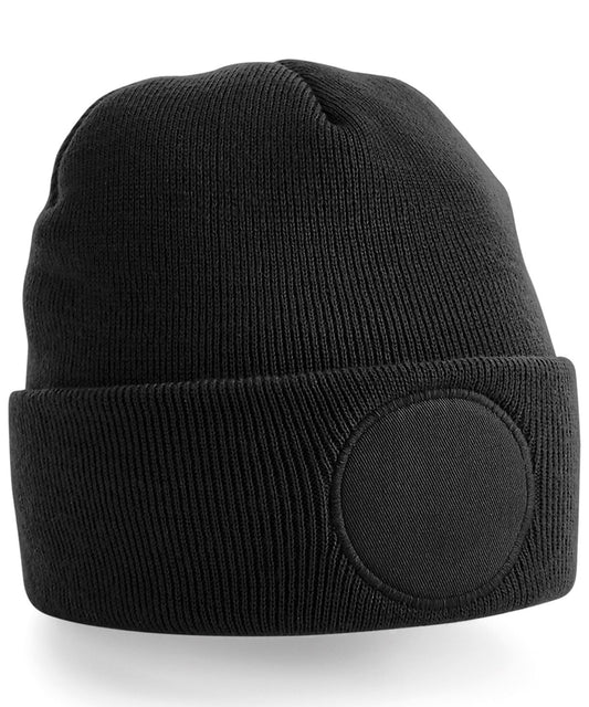 Custom Circle patch beanie