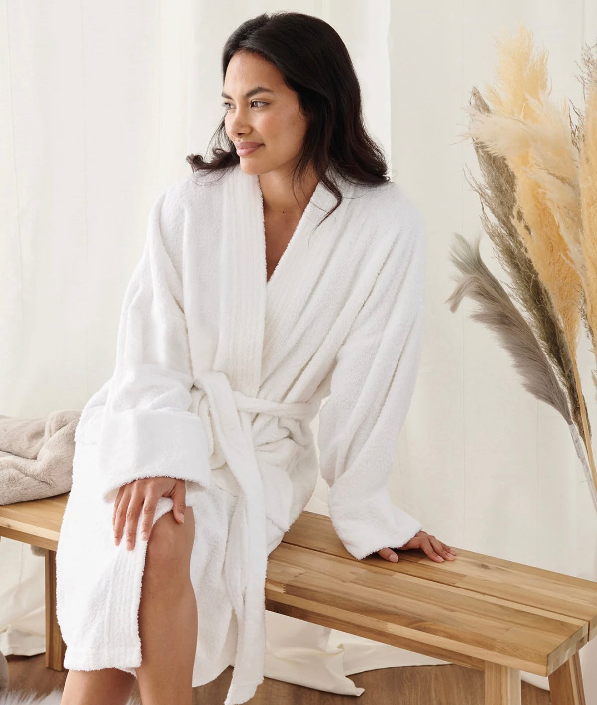 Luxury unisex towel robe