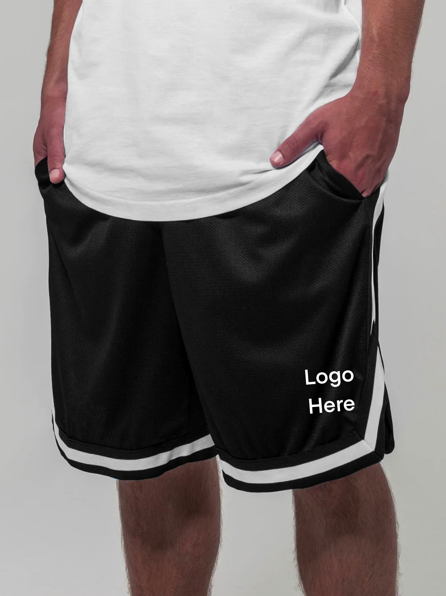 Men’s custom stripe shorts